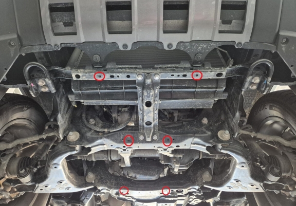 Aluminium skid plate for Toyota Land Cruiser - promotional package