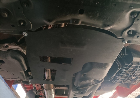 Steel catalytic converter plate/cat lock for Nissan Interstar