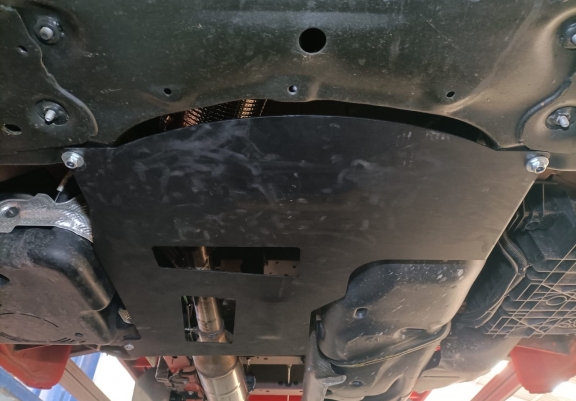 Steel catalytic converter plate/cat lock for Nissan Interstar