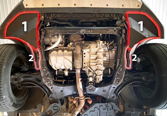 Steel skid plate for BYD Seal U - DM-i