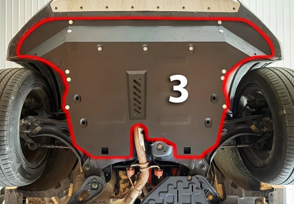 Steel skid plate for BYD Seal U - DM-i