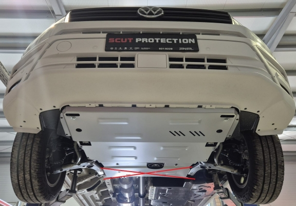 Aluminum  skid plate for MAN Tge