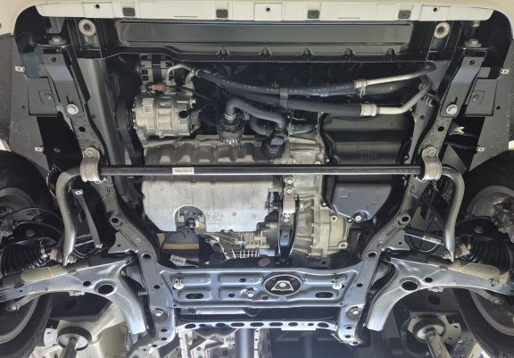 Aluminum  skid plate for MAN Tge
