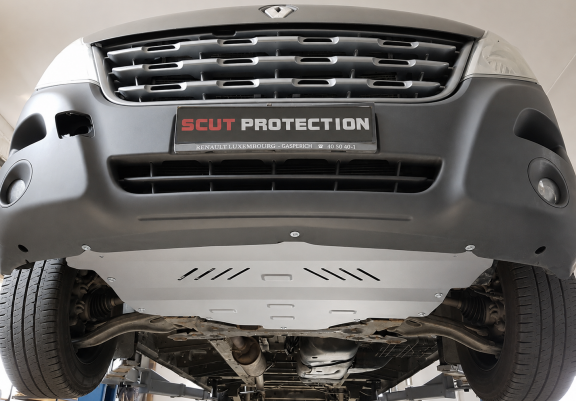 Aluminium skid plate for Opel Movano