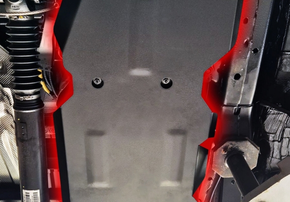 Steel fuel tank skid plate  for Toyota Hilux