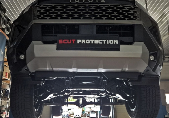 Steel skid plate for Toyota Hilux