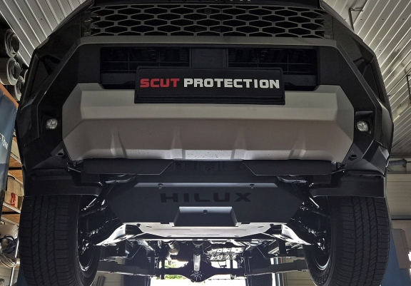 Steel skid plate for Toyota Hilux