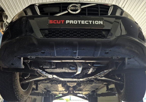 Aluminum skid plate for Ford S-Max