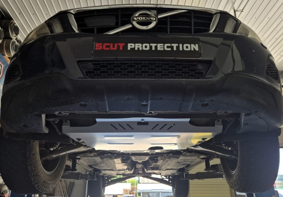 Aluminum skid plate for Ford S-Max
