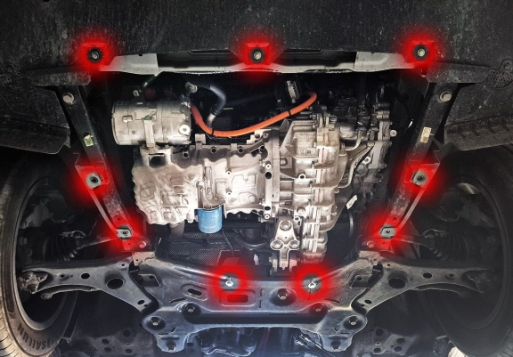 Aluminum skid plate for Omoda 5