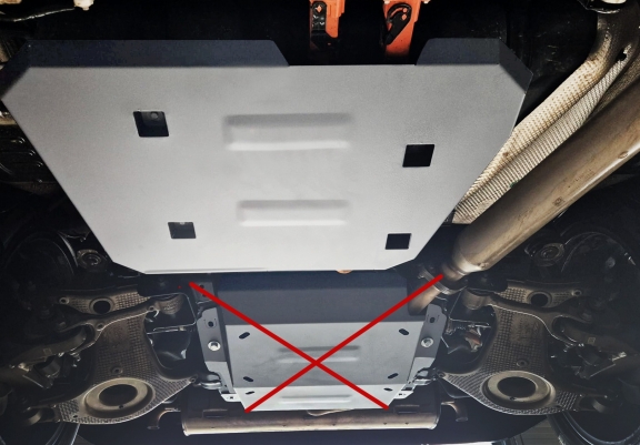 Aluminum fuel tank skid plate  for Omoda 9