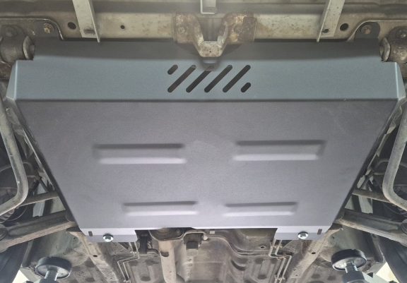 Steel skid plate for Subaru Justy