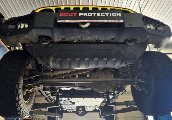 Steel gearbox skid plate for Jeep Wrangler - JL