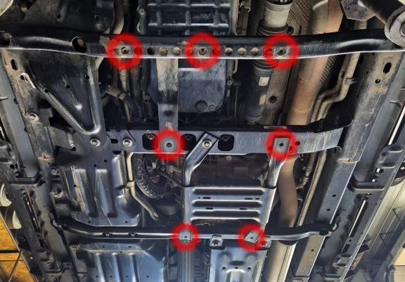 Steel gearbox skid plate for Jeep Wrangler - JL