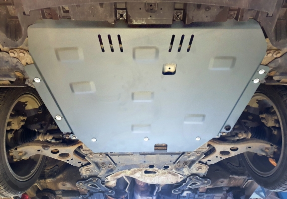 Aluminum skid plate for Toyota Prius