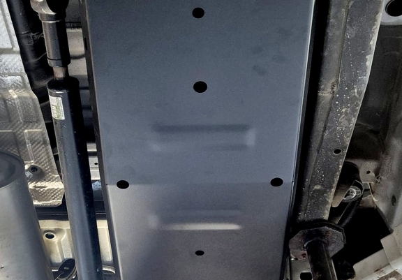 Steel fuel tank skid plate  for Ssangyong Rexton