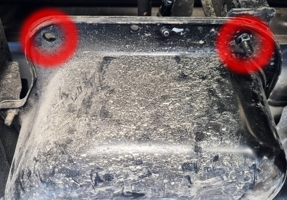 Steel fuel tank skid plate  for Ssangyong Rexton