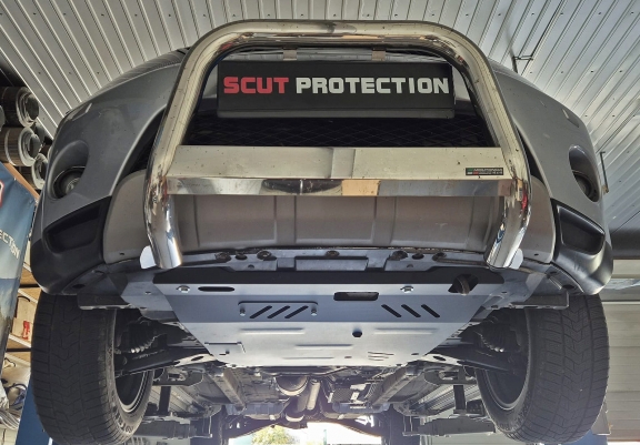 Steel skid plate for Mitsubishi Outlander