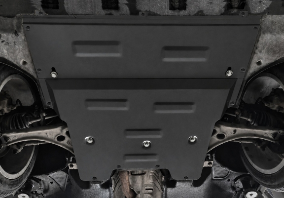 Steel skid plate for Audi Q3