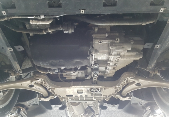 Steel skid plate for Audi Q3